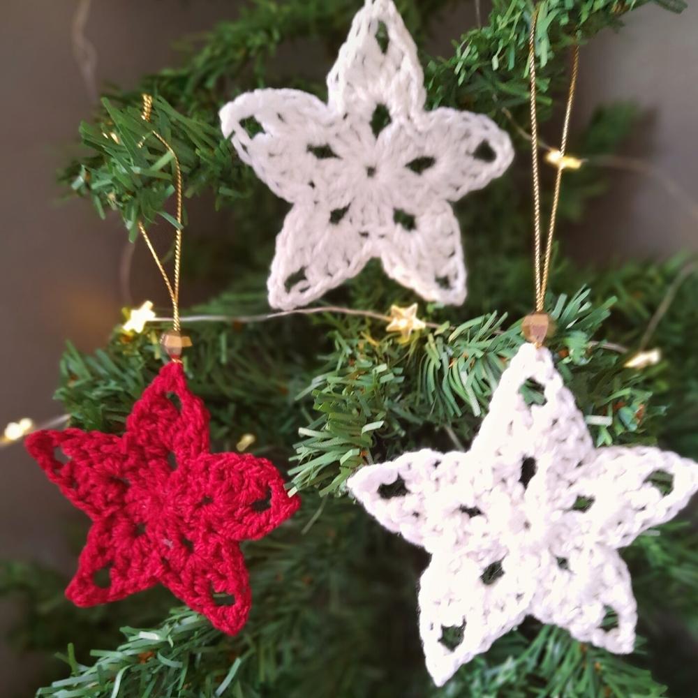 Adorno para Árbol. Estrellitas Navideñas