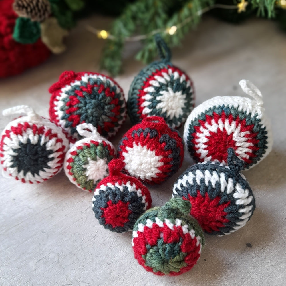 Adorno para Árbol Pelotitas Navideñas